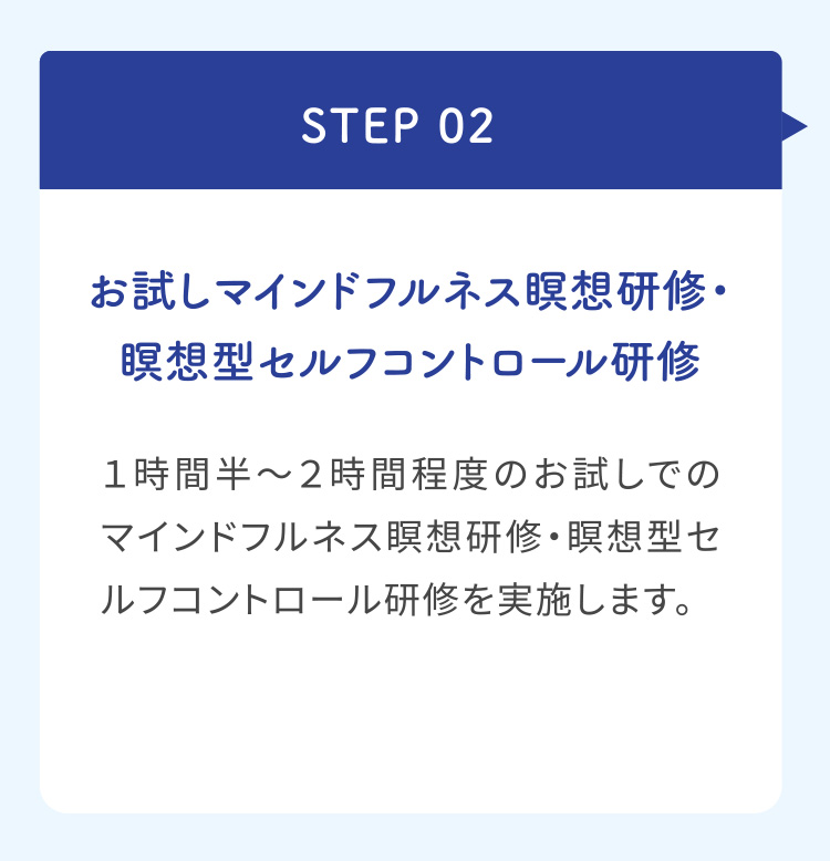 マインドフルネス瞑想研修の実施